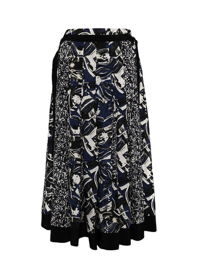 Floral Pleated Skirt (Midnight Multi)