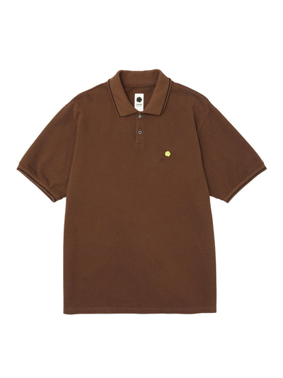 Floral Polo (Brown)
