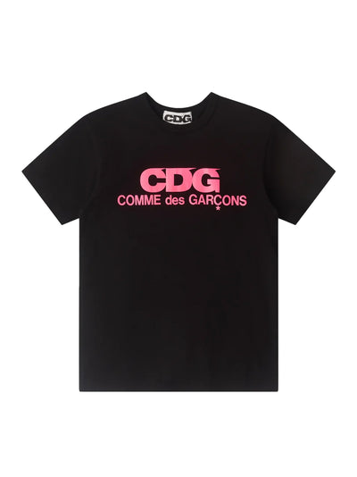 Fluorescent CDG Logo T-Shirt (Pink)
