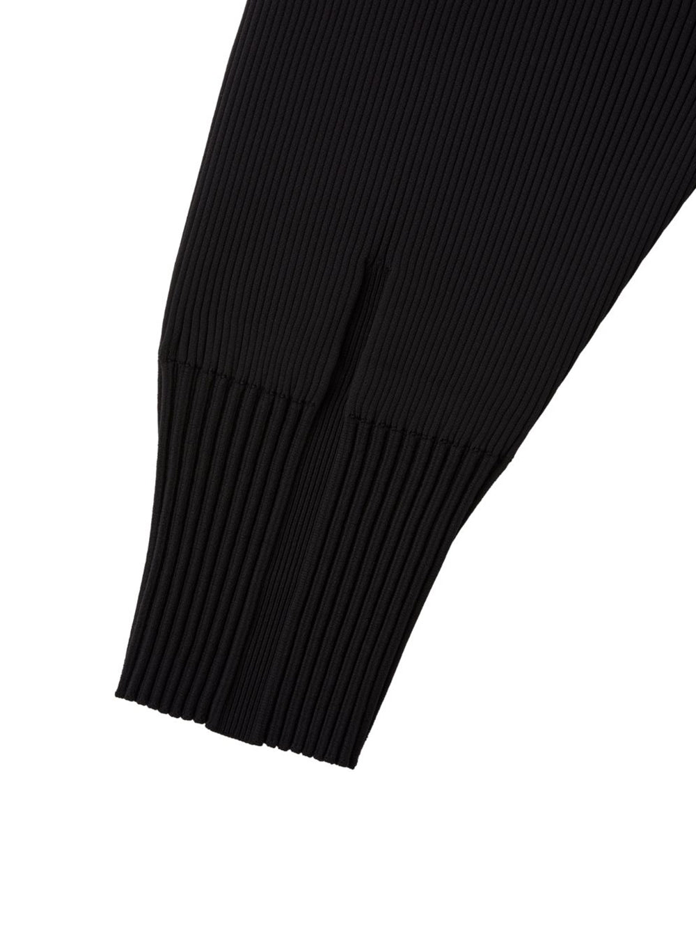 Fluted Tapered Pants (Black)