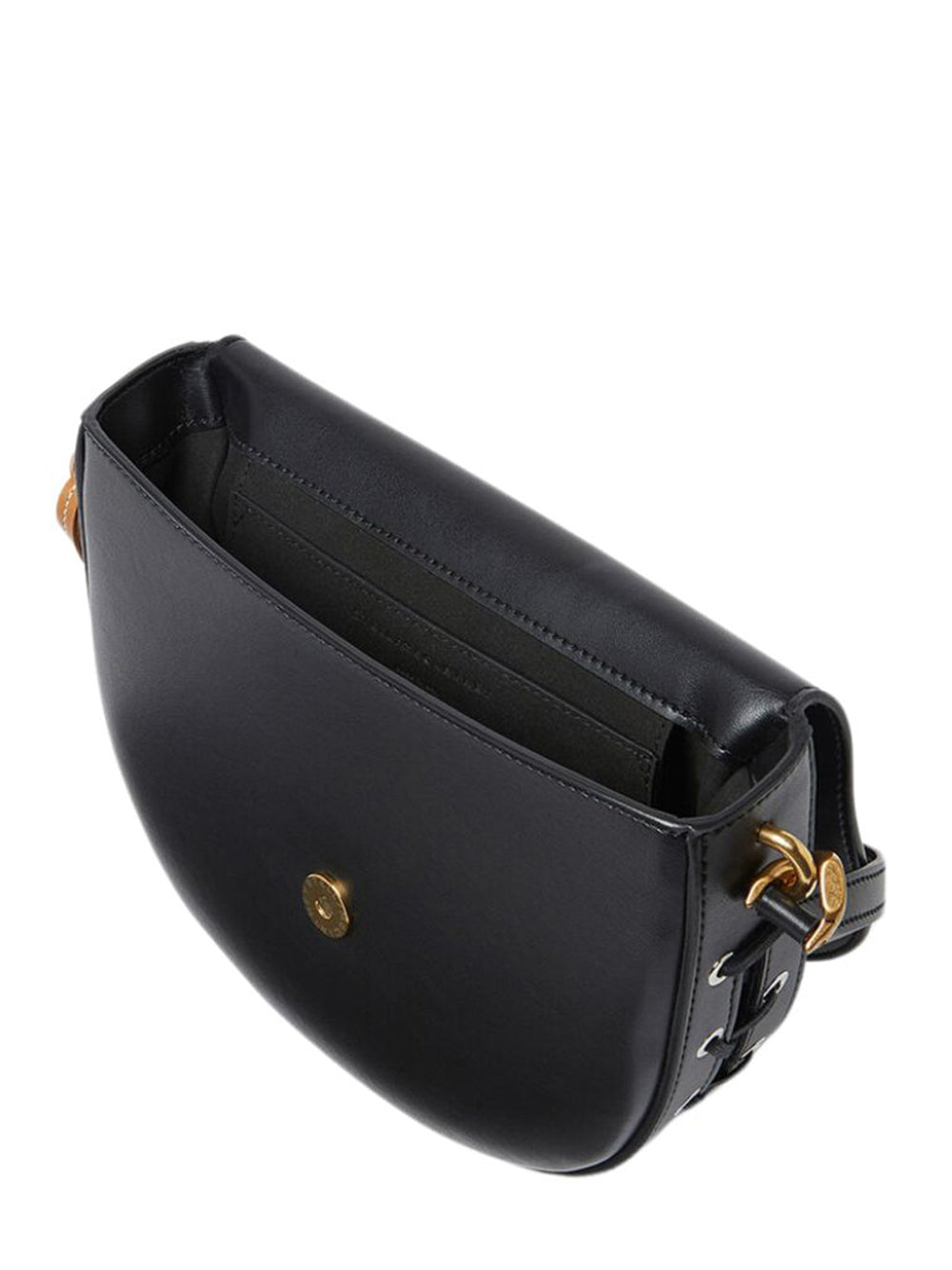Frayme Whipstitch Shoulder Bag (Midnight Black)