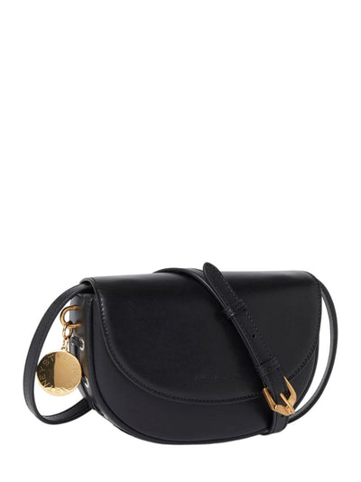 Frayme Whipstitch Small Shoulder Bag (Midnight Black)