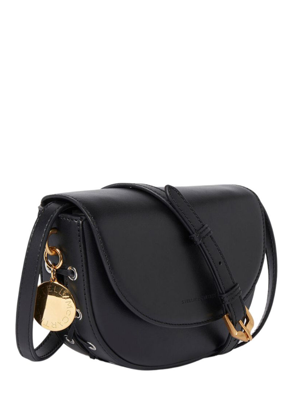 Frayme Whipstitch Small Shoulder Bag (Midnight Black)