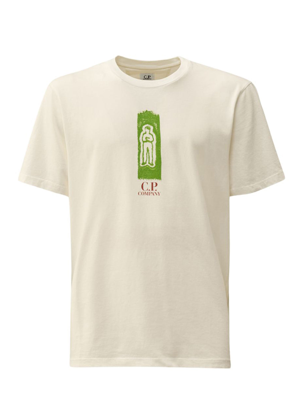Front And Back Logo T-Shirt (Gauze White)