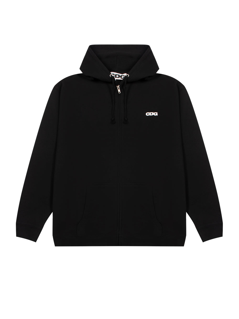 Full Zip Hooded Sweatshirt (Black)