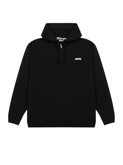 Full Zip Hooded Sweatshirt (Black)