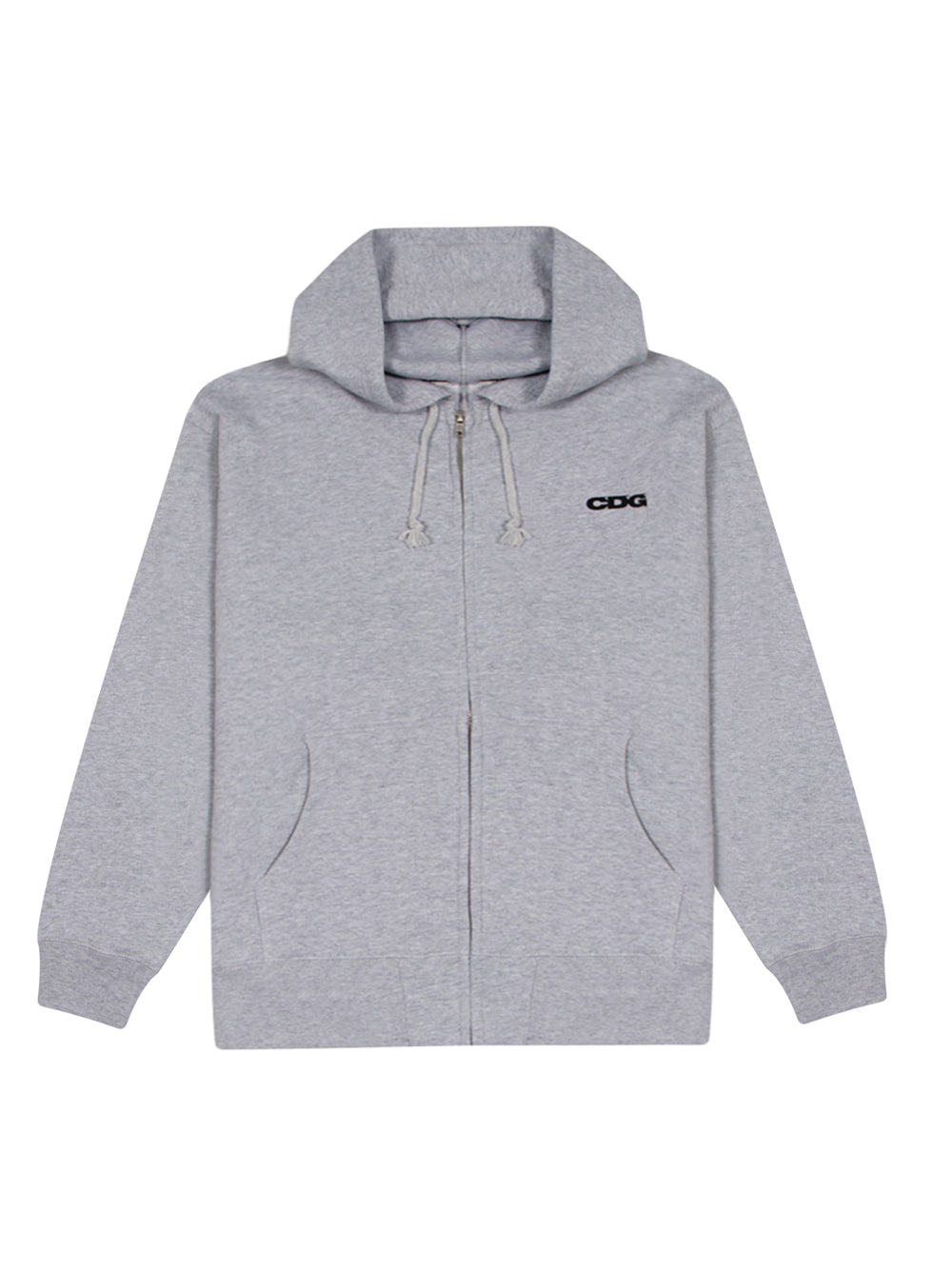 Full Zip Hooded Sweatshirt (Grey)