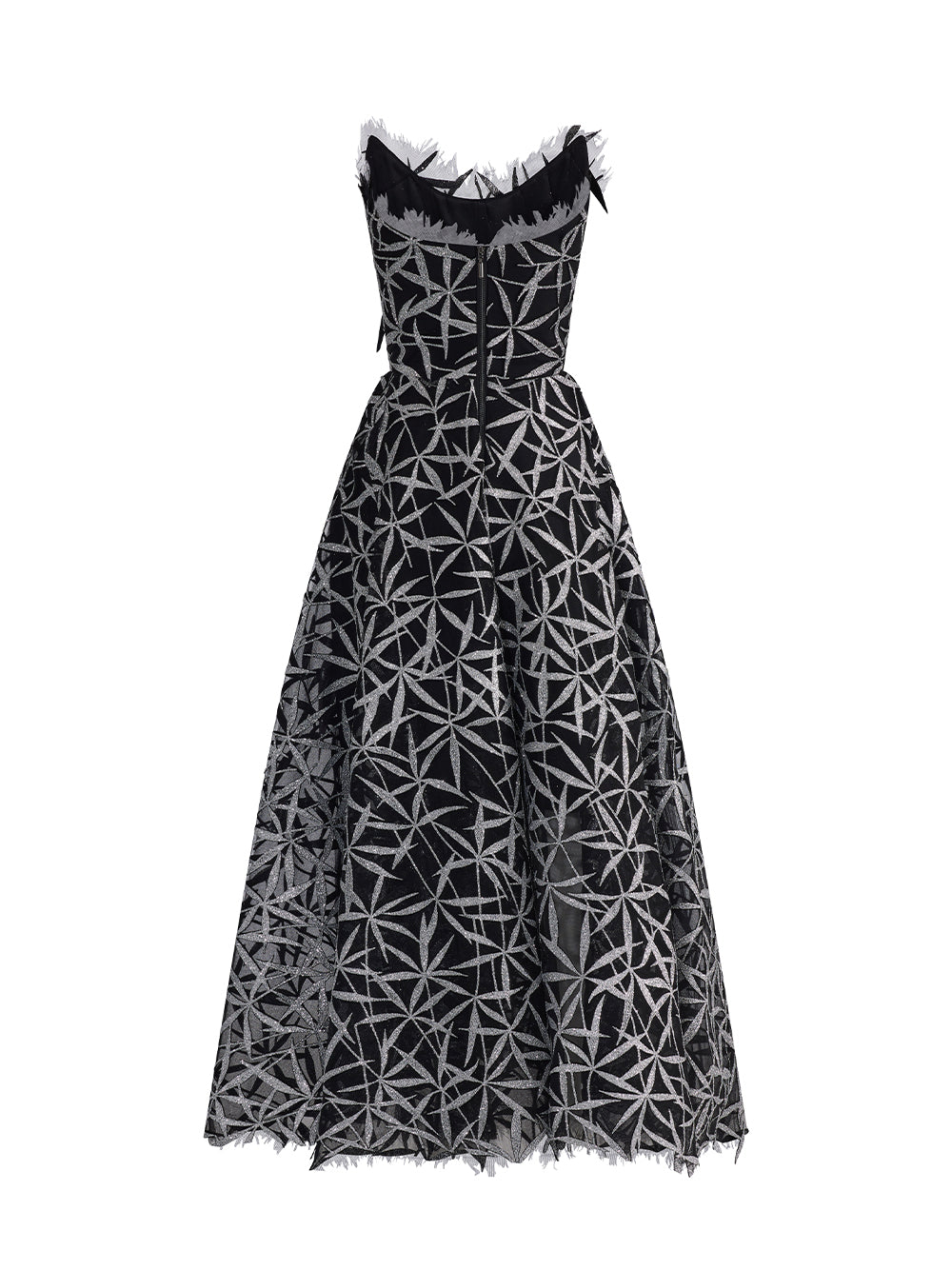 Axis Gown Silver Leave