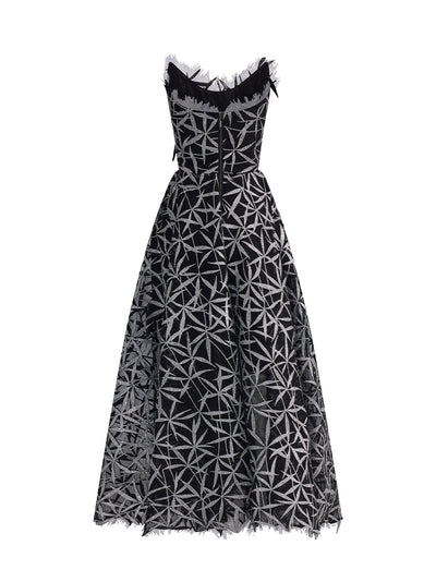 Axis Gown Silver Leave