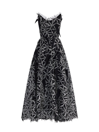 Axis Gown Silver Leave