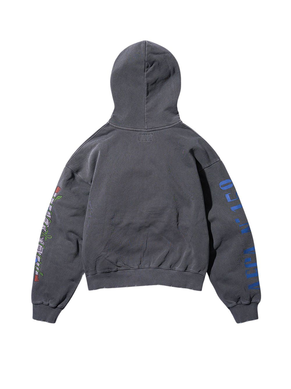 AECA Guns N Clover Zip Up Hoodie (Washed Charcoal)