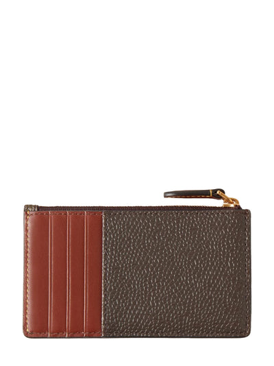 Heritage Zipped Long Card Holder (Mole & Cognac)