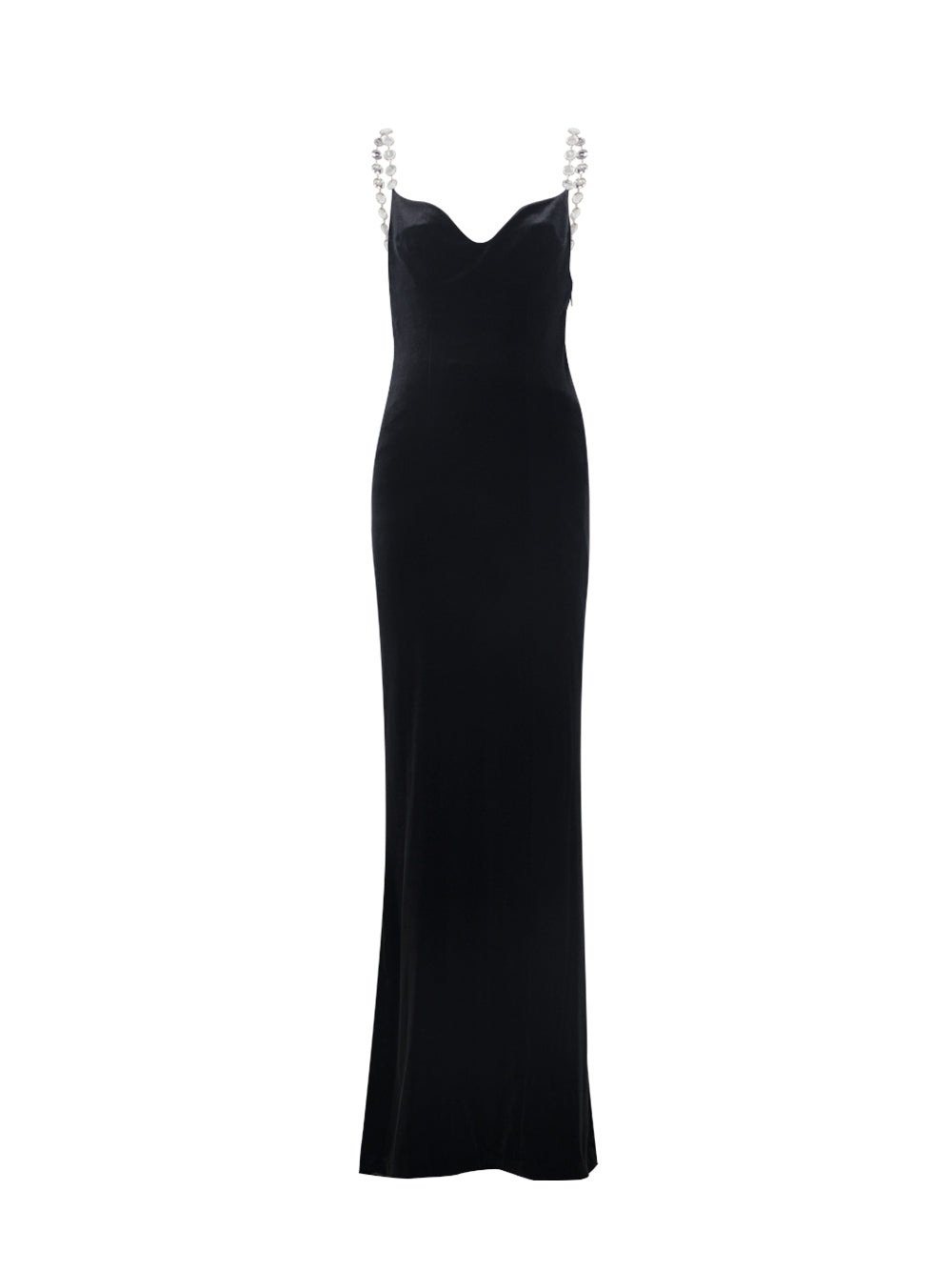 Avedon Globe Velvet Dress (Black)