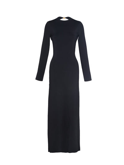 Globe Chain Vega Dress (Black)