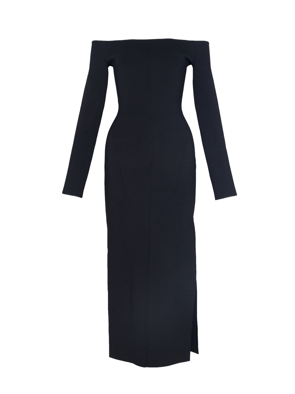 Long Sleeve Aphrodite Dress (Black)