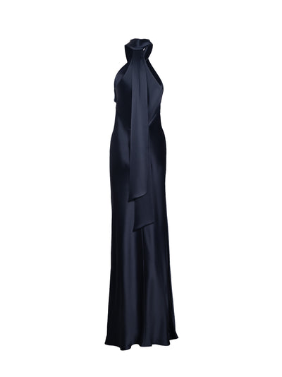 Satin Pandora Dress (Midnight)