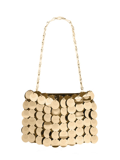 Gold Sparkle Discs Nano Bag (Light Gold)&nbsp;