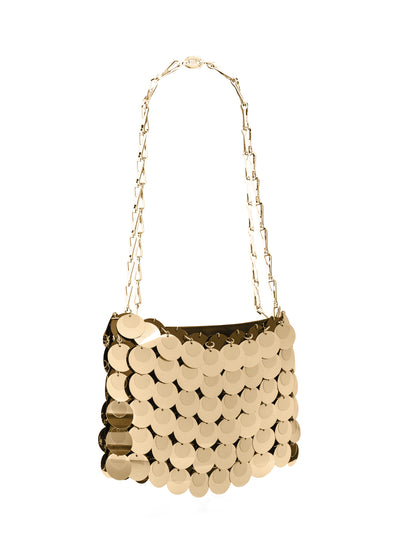 Gold Sparkle Discs Nano Bag (Light Gold)&nbsp;