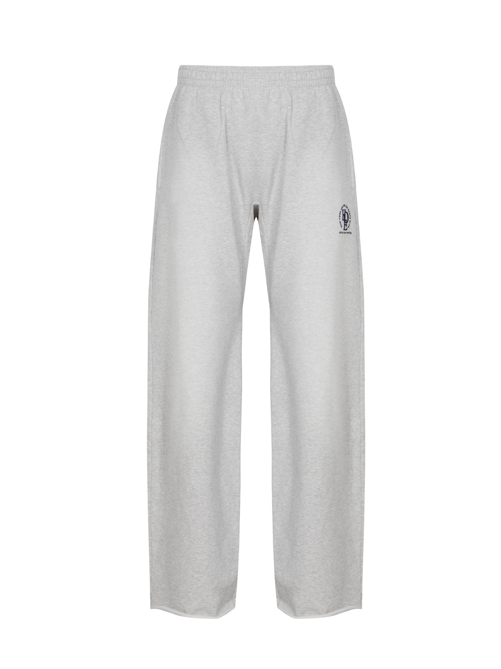 Graphic Unisex Wide Leg Sweatpant (Light Heather Grey)