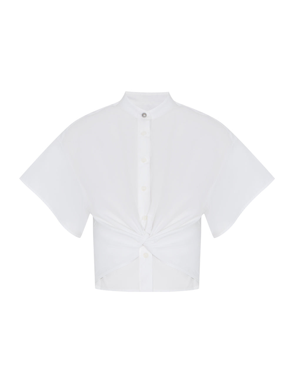 Gretchen Poplin Shirt (White)