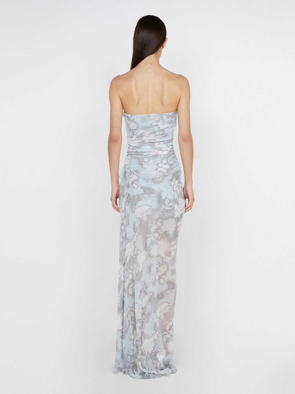 Zabelle Strapless Dress Moon Shadow