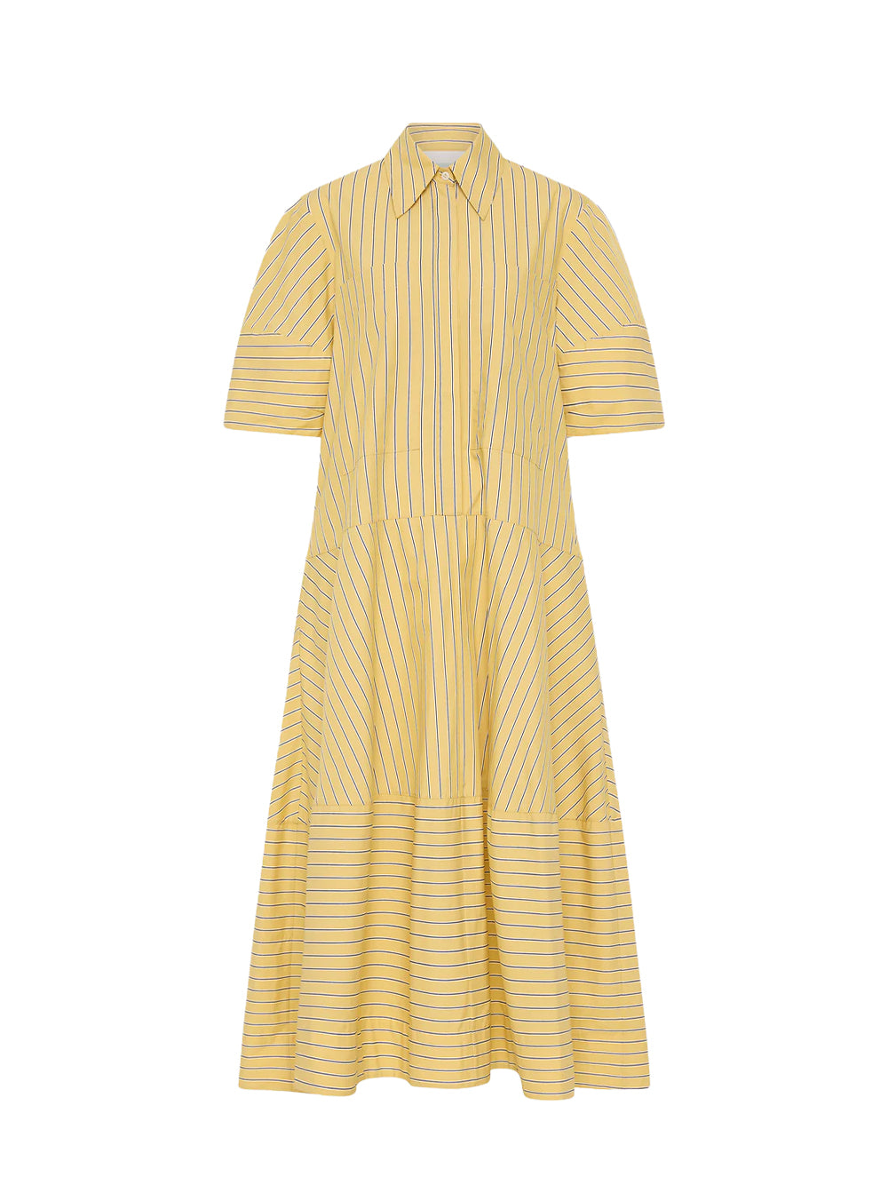 Harris Shirt Dress Yellow Stripe