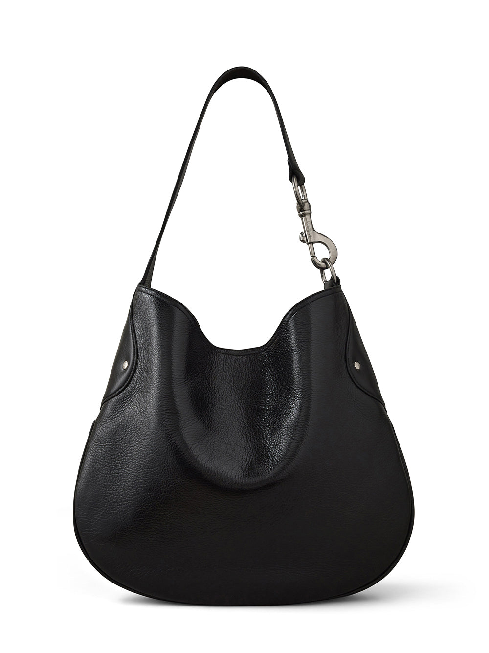Hackney Shoulder Bag (High Shine Black)