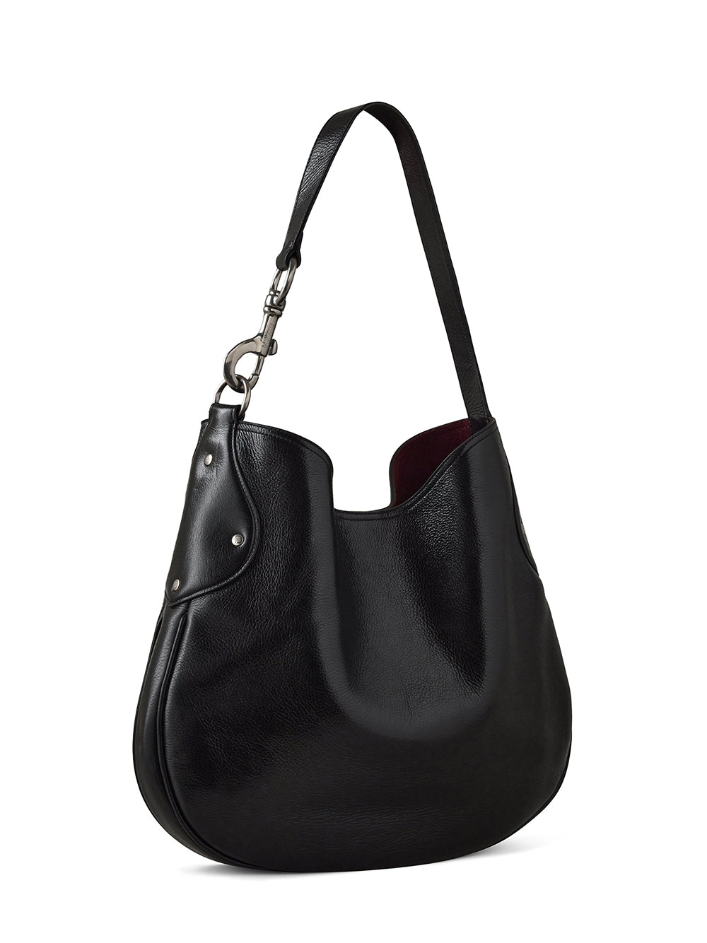 Hackney Shoulder Bag (High Shine Black)