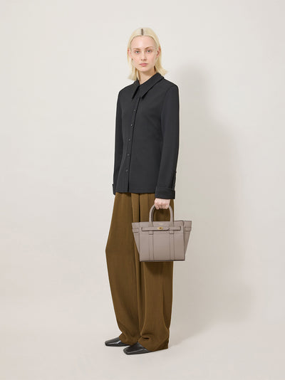 Mini Zipped Bayswater (Cashmere Taupe)