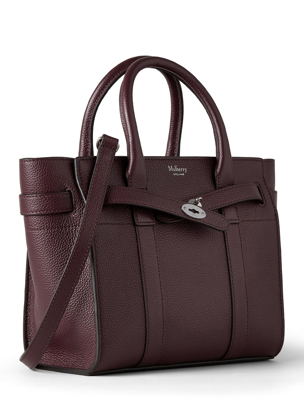 Mini Zipped Bayswater (Black Cherry)