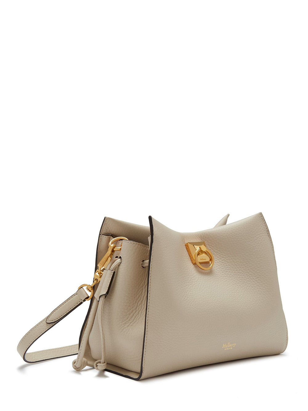 Small Iris Handle Chalk & Midnight Heavy Grain & Silky Calf