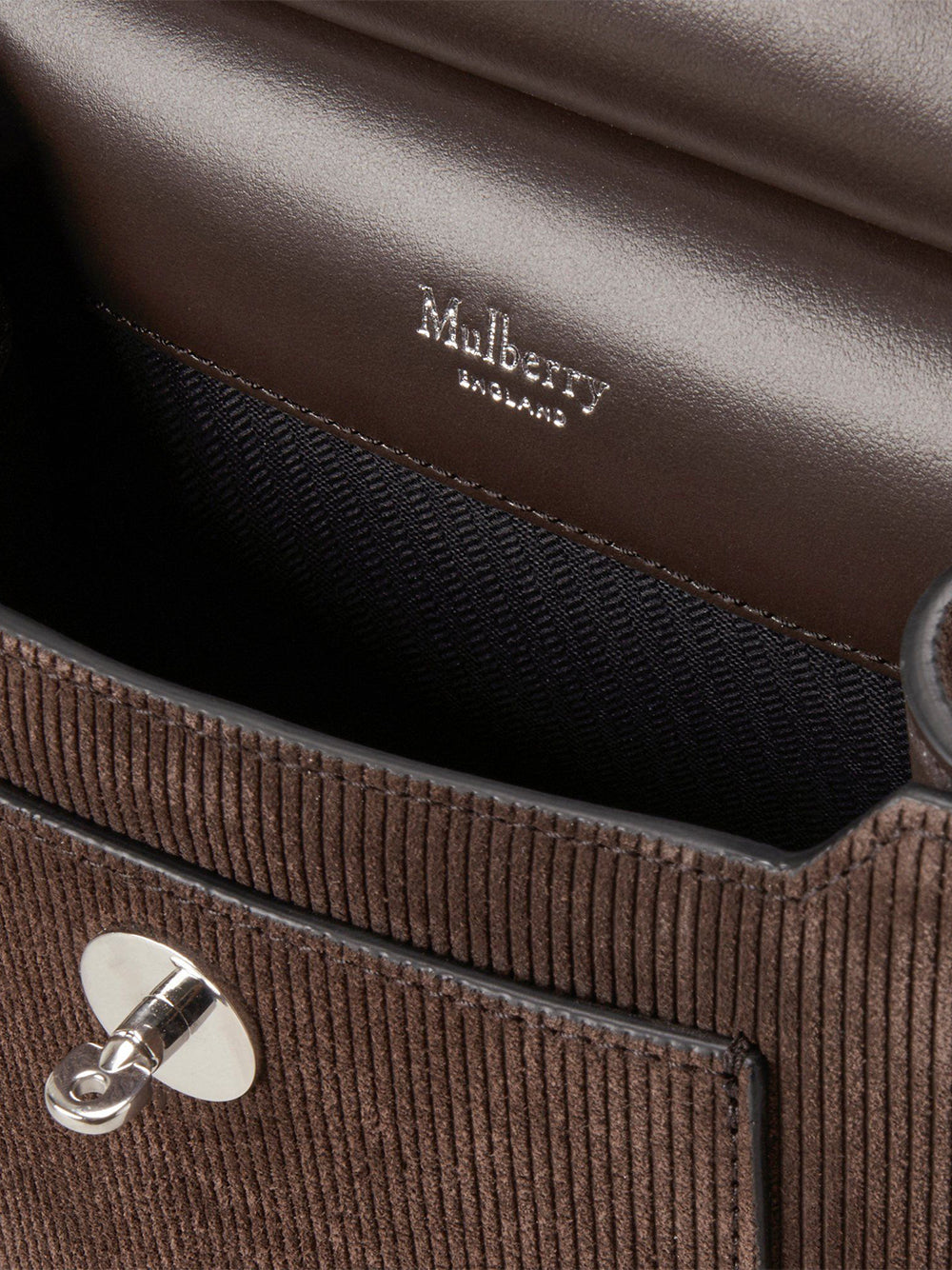 Small Antony Small (Ebony Corduroy Suede)