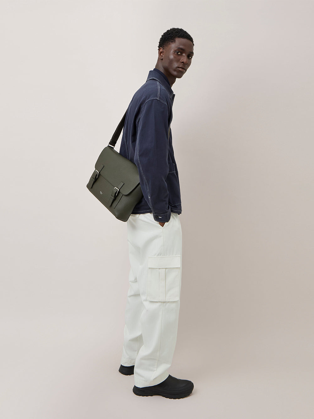 Chiltern Crossbody Messenger (Dark Green)