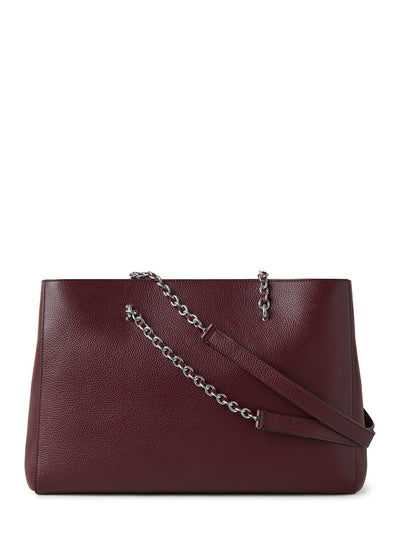 Lily Chain Tote Black Cherry