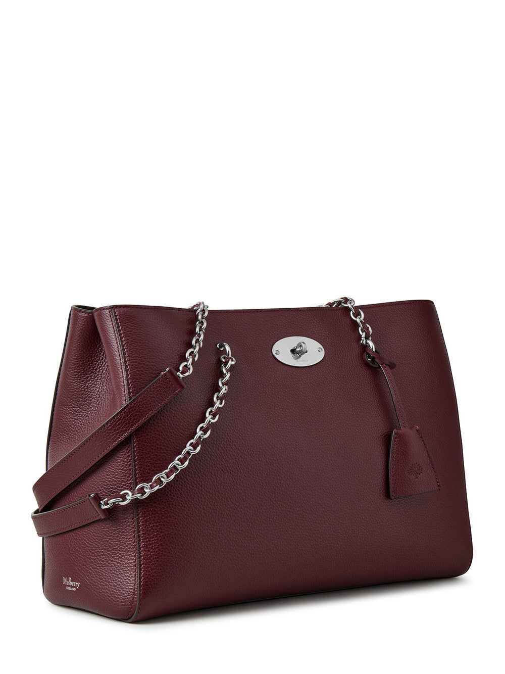 Lily Chain Tote Black Cherry