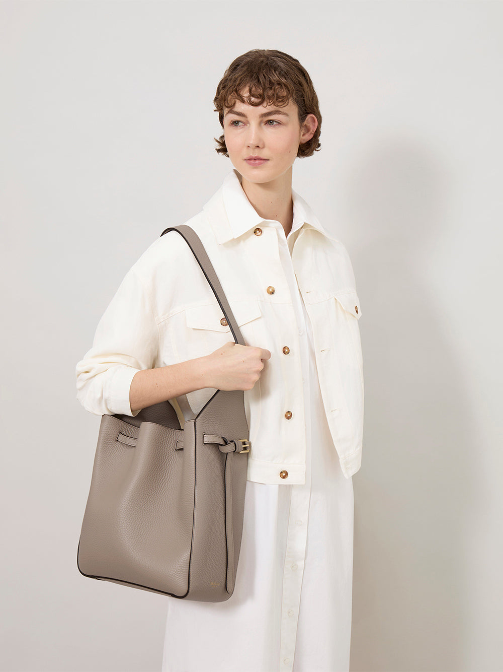 Lyra Bucket (Cashmere Taupe)