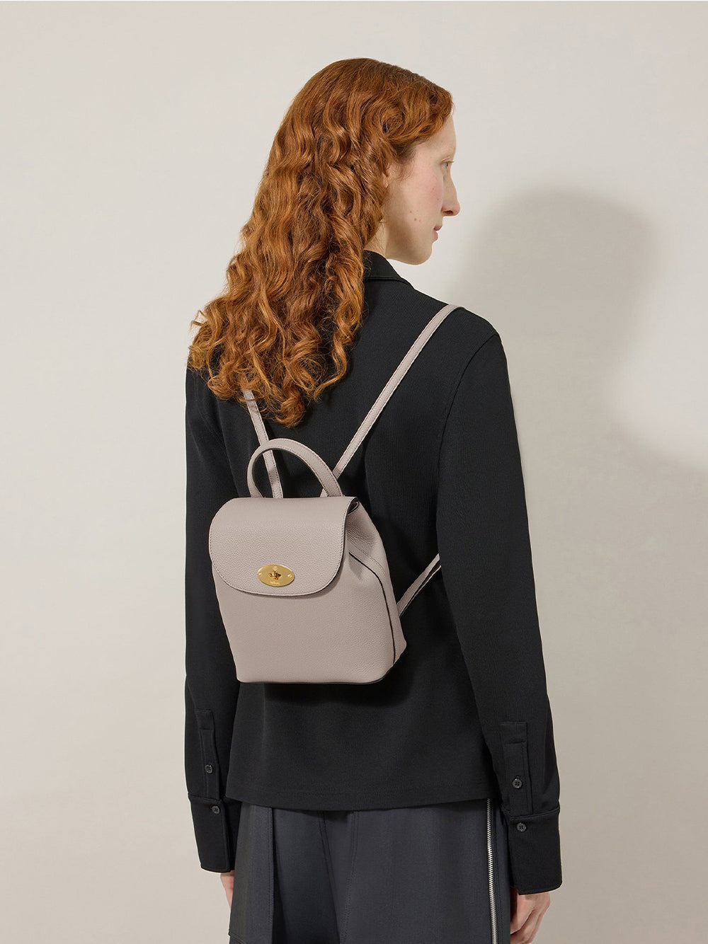 Mini Bayswater Backpack (Cashmere Taupe)