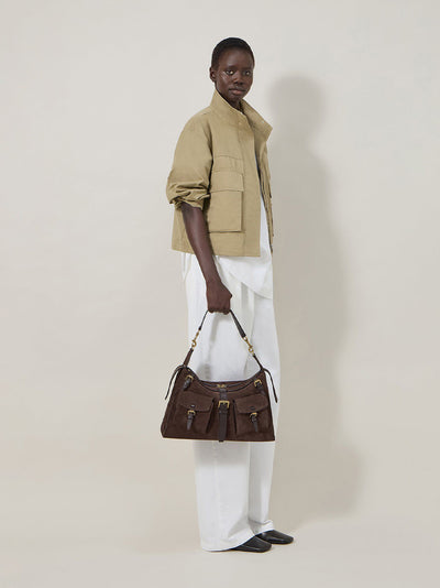 Roxanne Shoulder Bag (Chocolate)