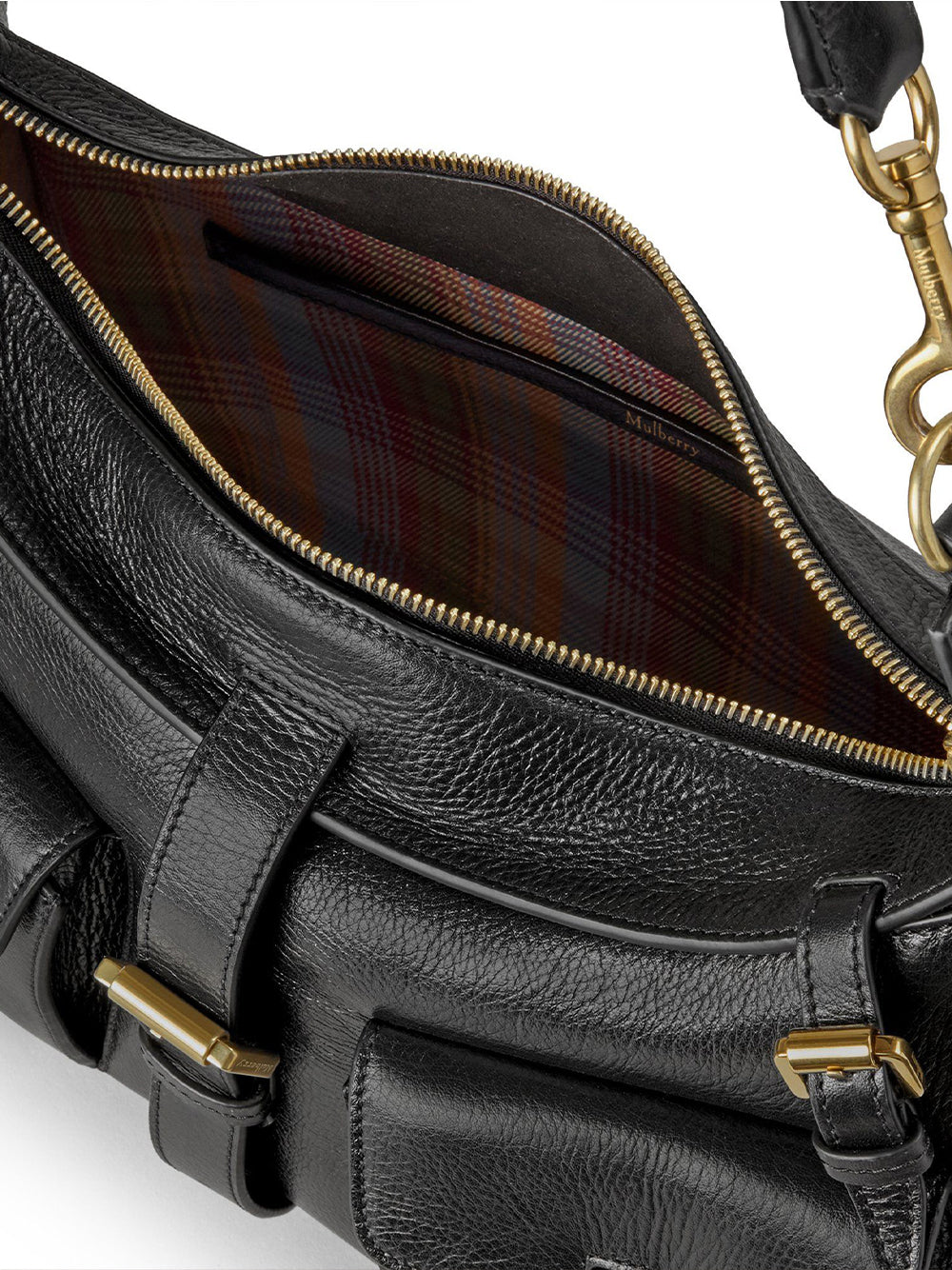 Roxanne Shoulder (High Shine Leather Black)