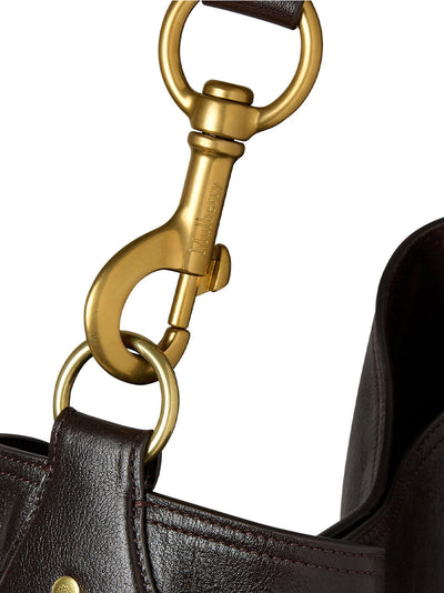 Hackney Shoulder Bag (Shiny Buffalo Ebony)