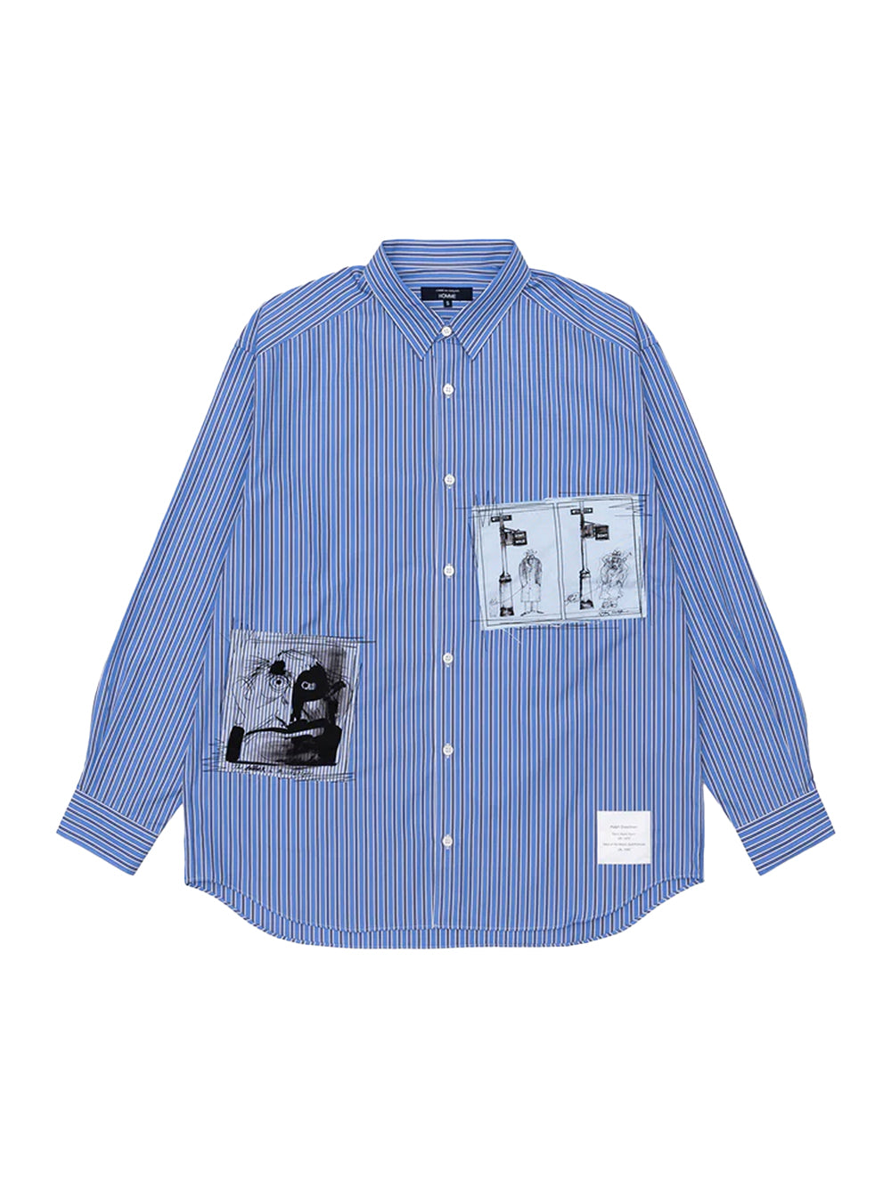 Cotton Stripe X Cotton Stripe/Cotton Oxford Mixralph Steadman Blue/Navy/Whxsa