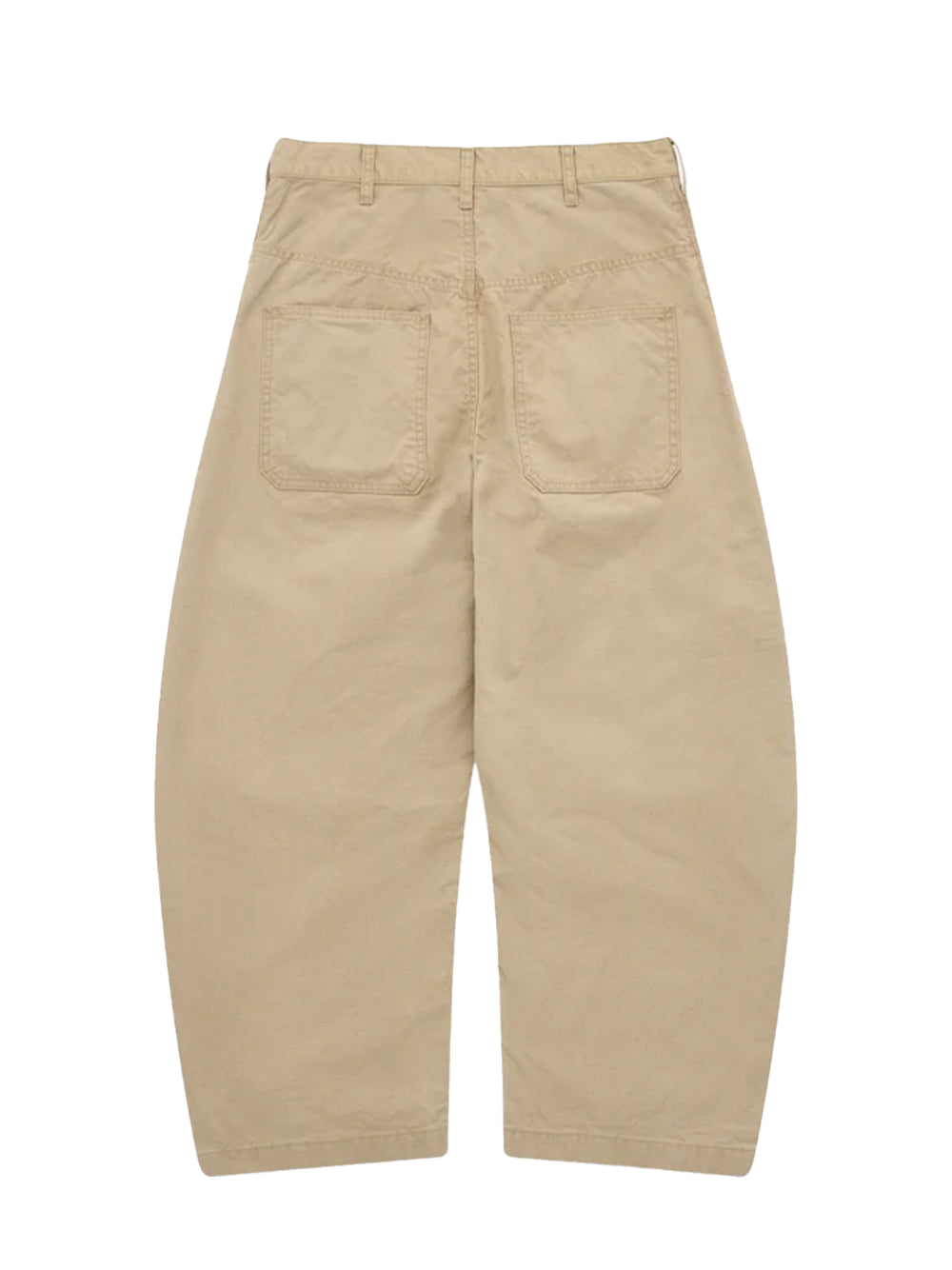 Men's Curved Hem Jeans Beige