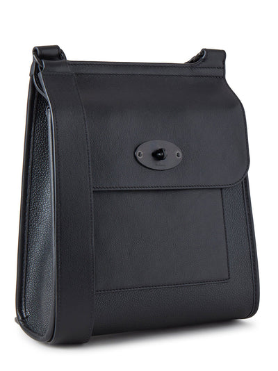 Antony Black Eco Scotchgrain & Smooth Calf Leather