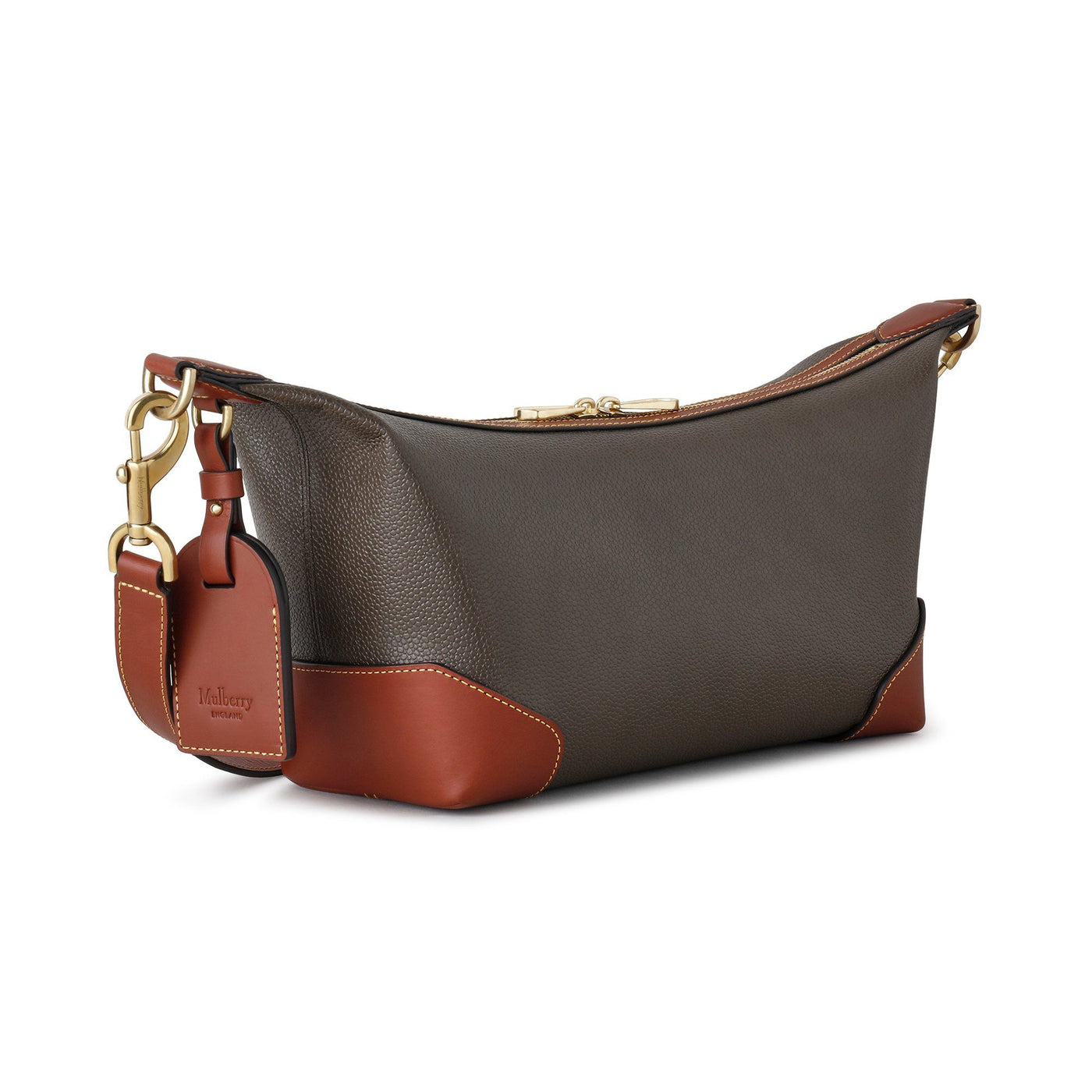 Heritage Crossbody Clipper (Mole-cognac)