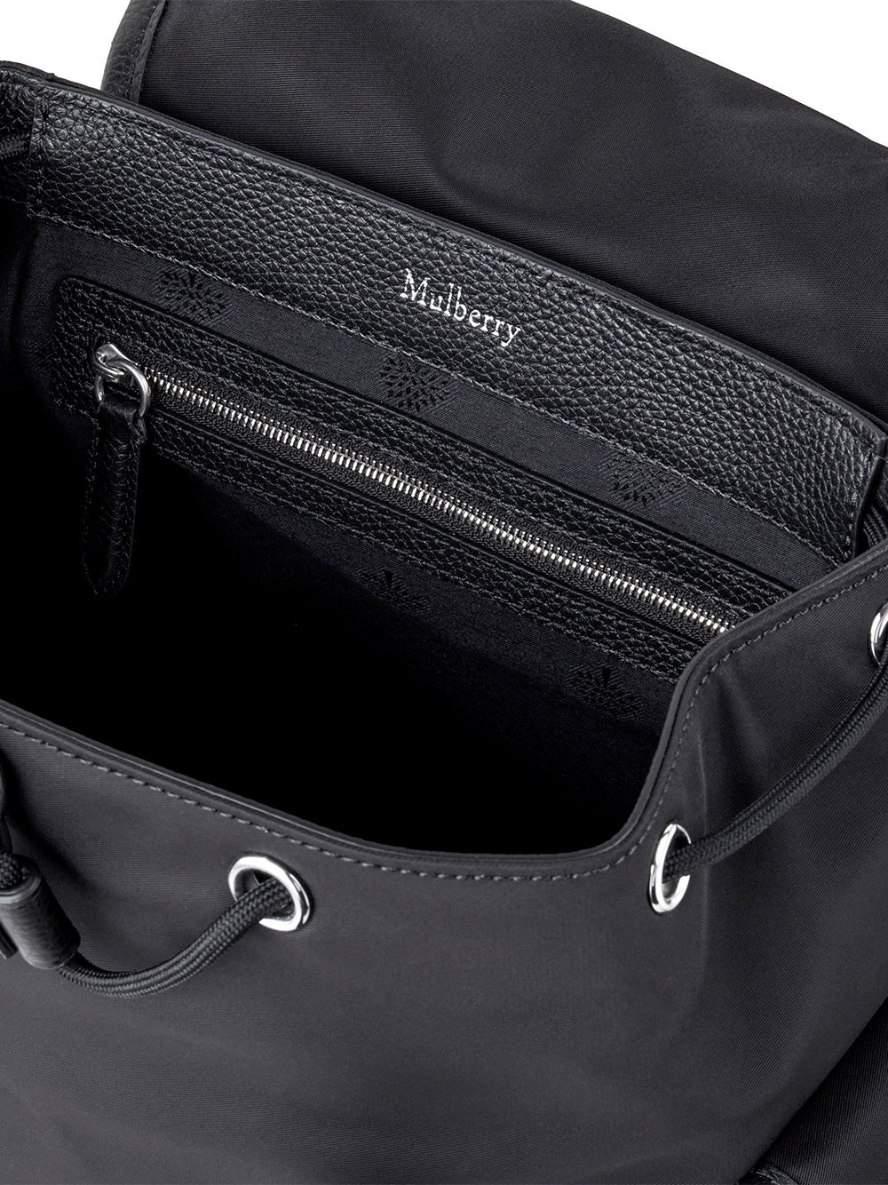 Mini Heritage Nylon Backpack (Black)