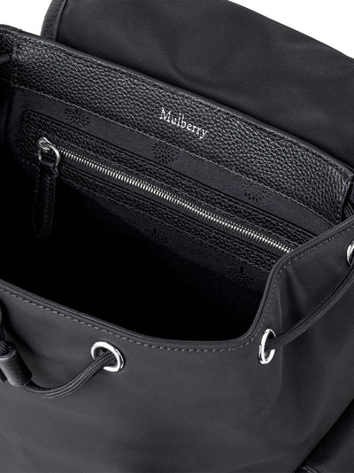 Mini Heritage Nylon Backpack (Black)