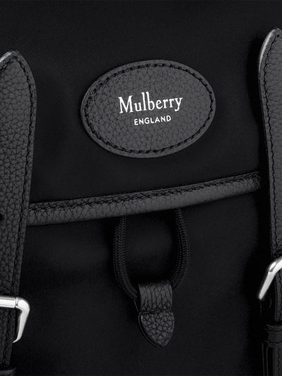 Mini Heritage Nylon Backpack (Black)