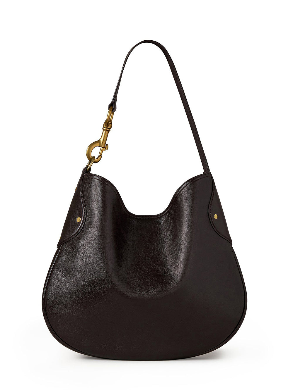 Hackney Shoulder Bag (Shiny Buffalo Ebony)