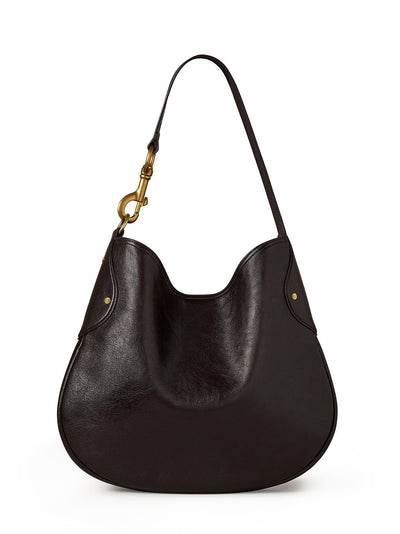 Hackney Shoulder Bag (Shiny Buffalo Ebony)