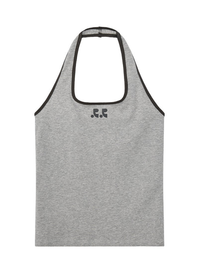 Halter Neck Sleeveless (Grey)